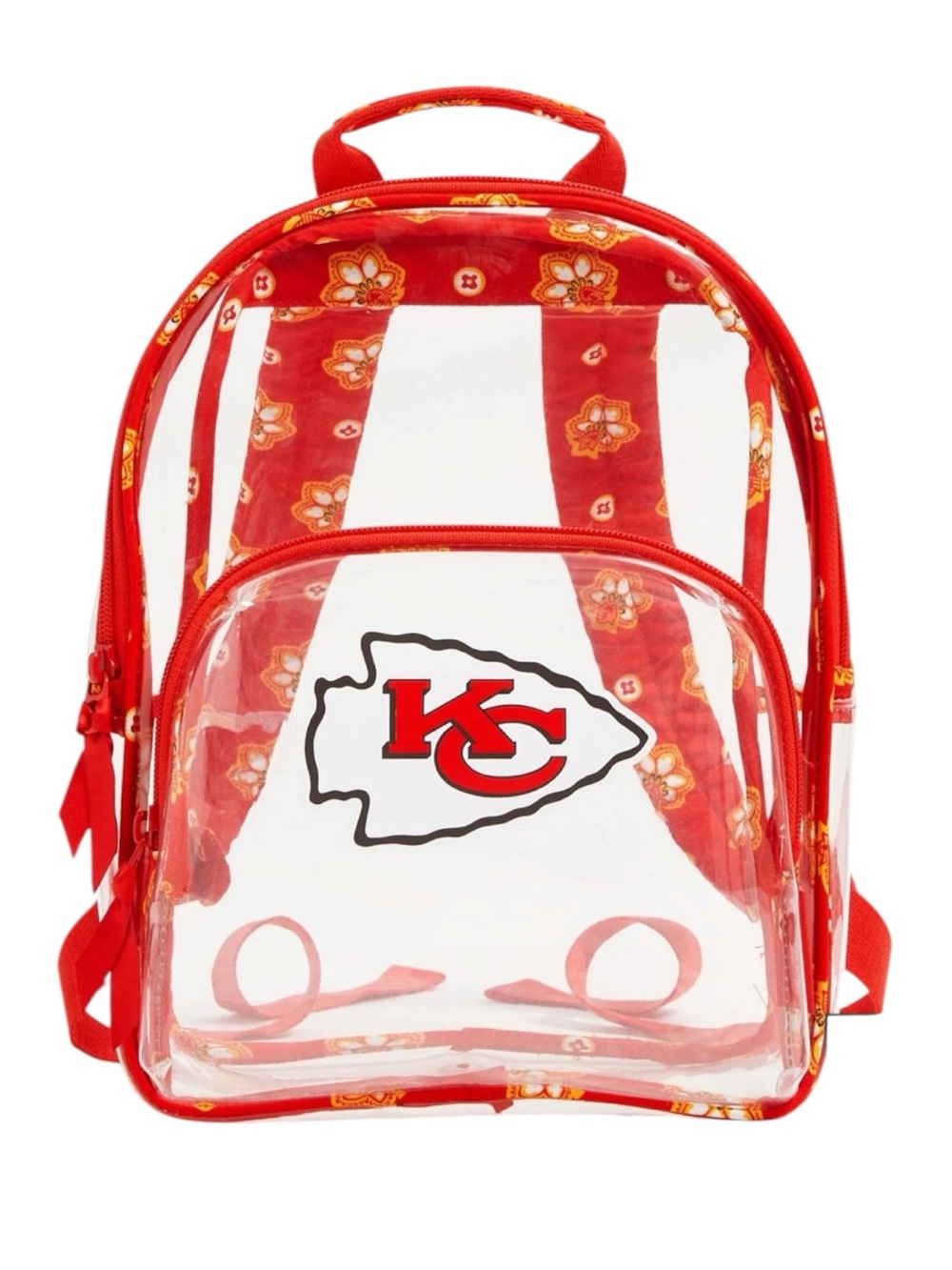 NWT Vera Bradley KC Chiefs Clear Small Backpack Stadium Approved